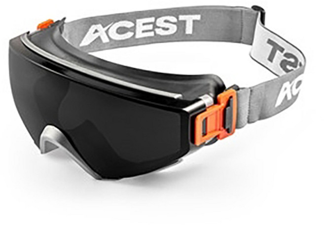 ACEST SI-60 熔接濾光安全護目鏡, 淺灰色(IR3), 1個