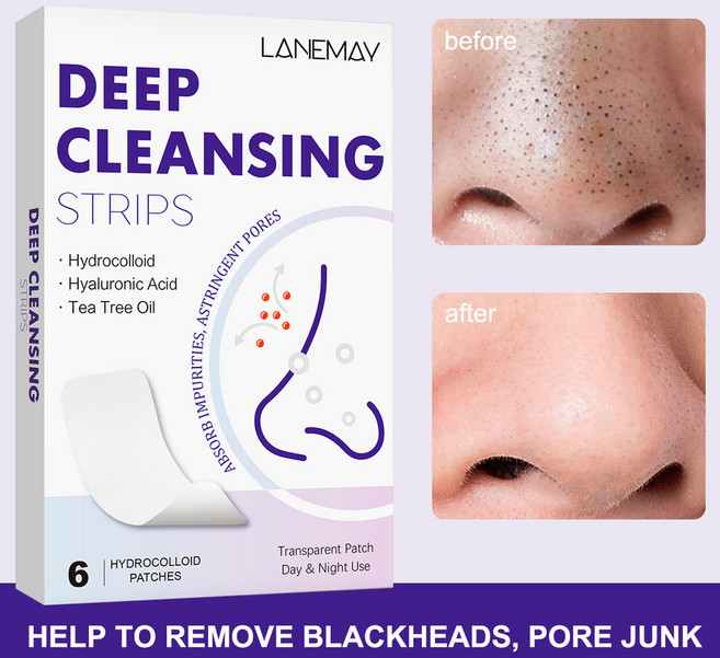 Cleansing nose strips 水凝膠貼清潔毛孔去粉刺, 1個, 正常規格