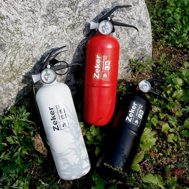 차량용 소화기 가정용 분말 미니 휴대용 자동차 주방용 캠핑 KFI, 1개, 제커 차량용소화기_레드