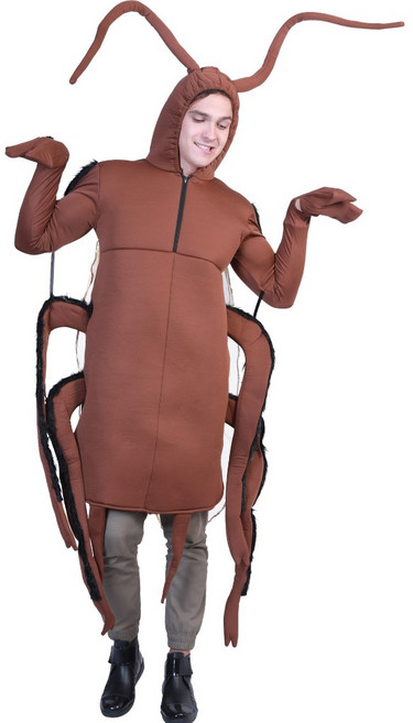 廢物專賣店 成人蟑螂裝 小強裝 萬聖節惡搞 cosplay 派對服裝, 1個, 蟑螂裝成人