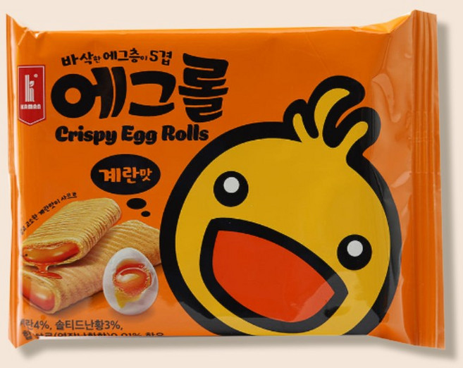 kaman 크리스피 에그롤 계란맛 12p, 240g, 1개