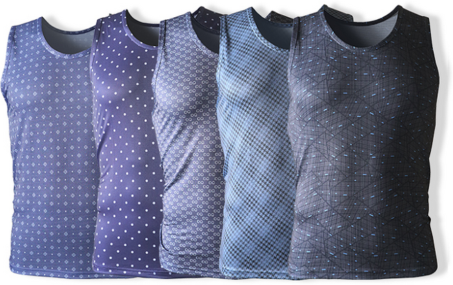 발렌티노크리스티 인견 매쉬 나염 런닝 5종