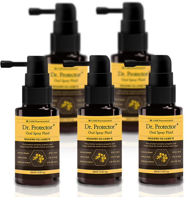 에스원제약 닥터프로텍터 구강스프레이 2종, 20ml, 5개