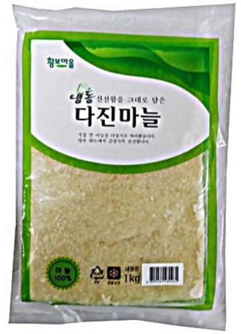 냉동다진마늘1kg 냉동 다진생강1kg/냉동마늘/마늘/다진마늘/다진생강/생강/양념/씨앤푸드, 냉동 다진생강1kg, 1kg, 1개