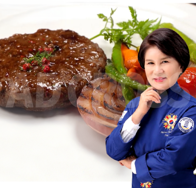 [인포벨]TV홈쇼핑정품 애드크로스 박미란 한식 명장 육즙가득 진미 함박 스테이크 국내산 원육 숯불 함바그, 1세트, 1.68kg