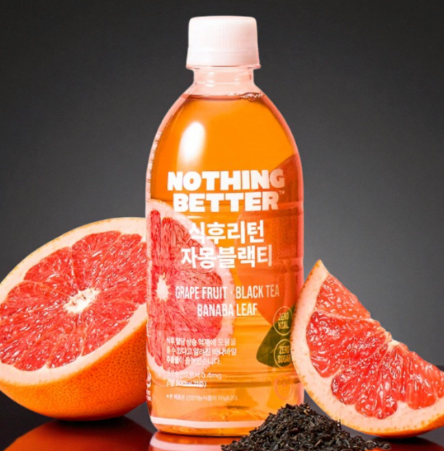 낫띵베럴 식후리턴 자몽블랙티, 24개, 500ml