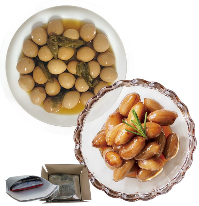 선미식가 국내산 100% 꽈리고추 메추리알 장조림 1kg + 고소한 땅콩조림 1kg, 1세트
