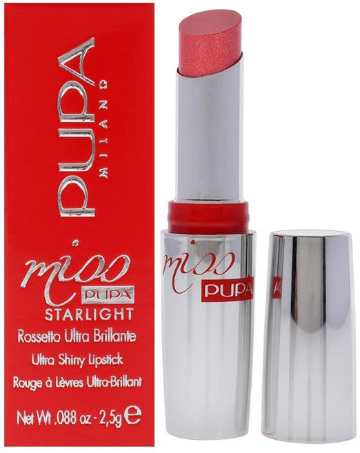 Pupa Milano Miss 스타라이트 울트라 샤이니 립스틱 705 디바인 다이애나 여성용 25.9g(0.