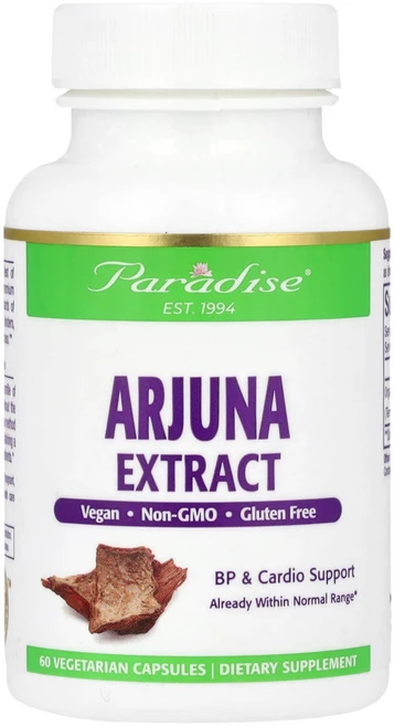 Paradise Herbs 아르주나 추출물 250mg 베지 캡슐 60정, ParadiseHerbs아르주나추출물250mg베지캡슐6, 1개 - 쿠팡
