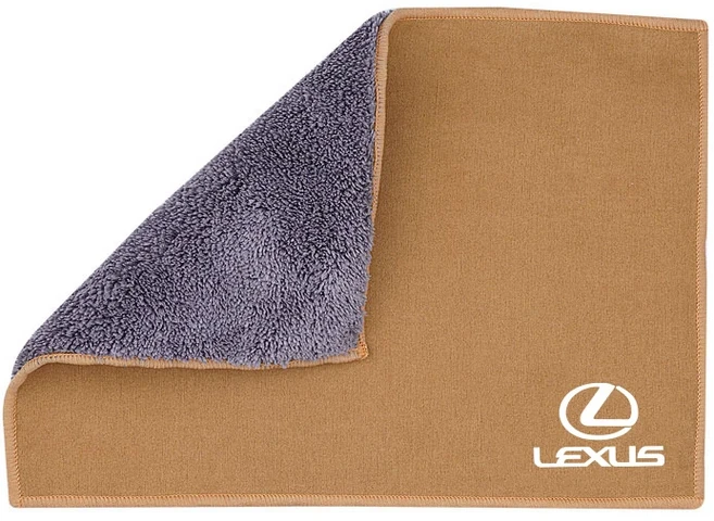 렉서스 LS LC RZ IS350 ES300 CT200h GX460 LX570 RX500h NX300 U용 스웨이드 플리스 극세사 타올 자동차