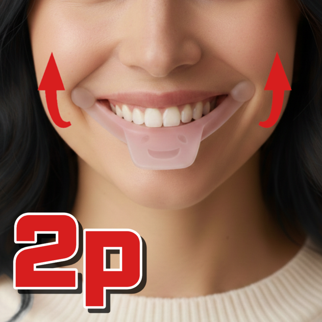 피넬 입꼬리 올리기 발음 미소 교정기, 2개, 화이트