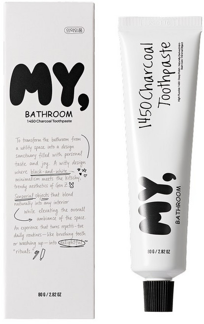 마이베스룸 고불소 구취제거 비건 치약, 1개, 80g