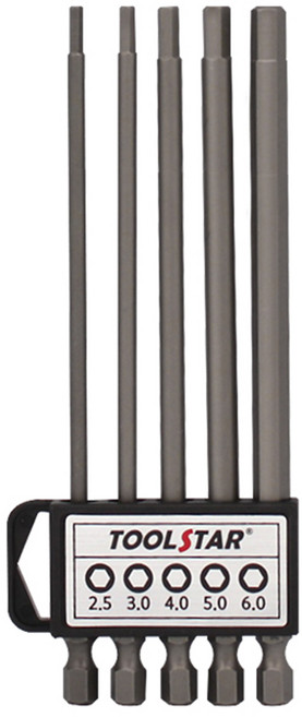 육각 비트 세트 150mm 임팩 전동 드릴 날 TS-HBS-150, 1세트