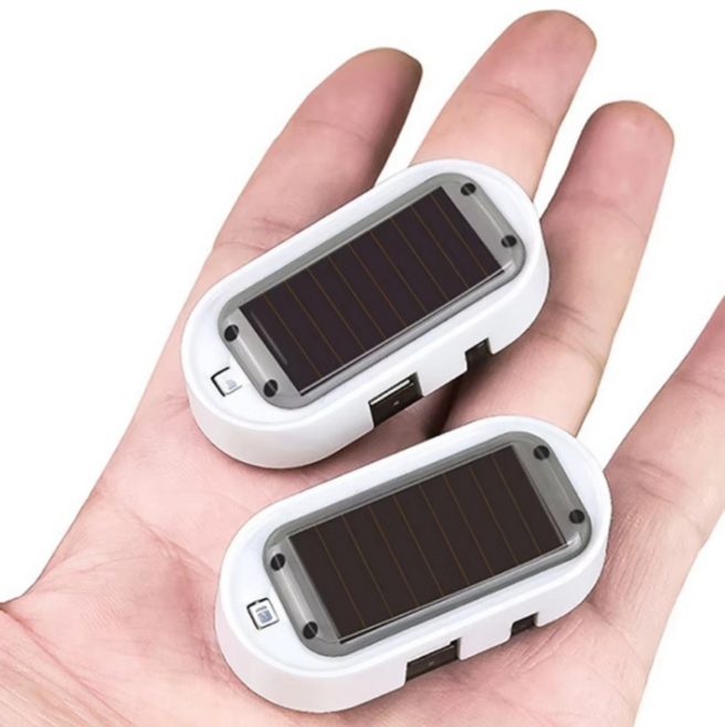 모형블랙박스 자동차 도난방지 블루라이트, 2개