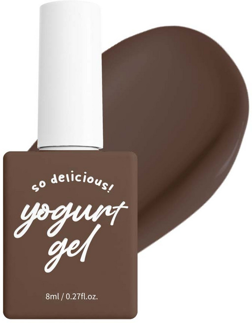요거트젤 컬러젤네일 그로서리 젤폴리쉬 매니큐어, 30번 초콜렛 우드, 8ml, 1개