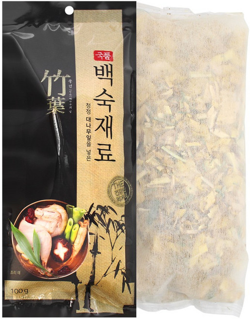 예다원 국품 대나무잎을 넣은 백숙재료, 100g, 1개
