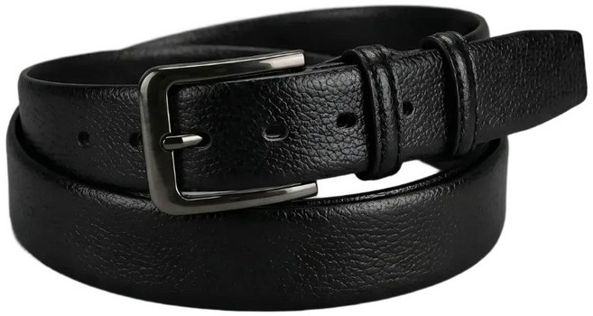 가죽벨트 남자 정장벨트 캐주얼 겸용 데일리 블랙