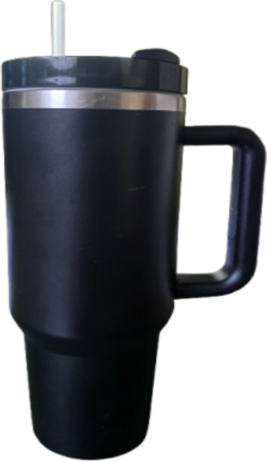 샘루아 대용량 텀블러 빨대 1.2리터 1+1, 1개, 1200ml, 블랙