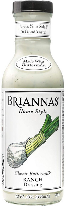 브리아나스 홈 스타일 클래식 버터밀크 랜치 드레싱, 355ml, 1개