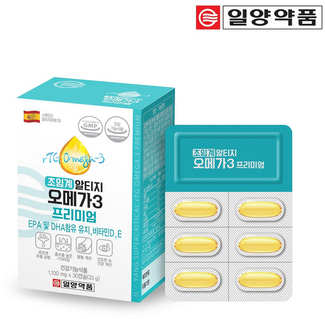 일양약품 초임계 알티지 오메가3 프리미엄, 30정, 1개