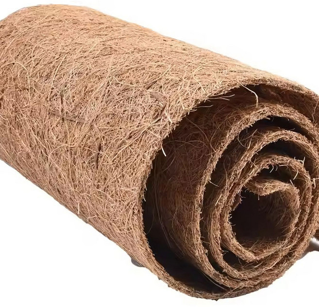 코코넛 야자 매트 식물 섬유 롤 천연 카페트 시트 팜 커팅 가능, 야자브라운, 1개