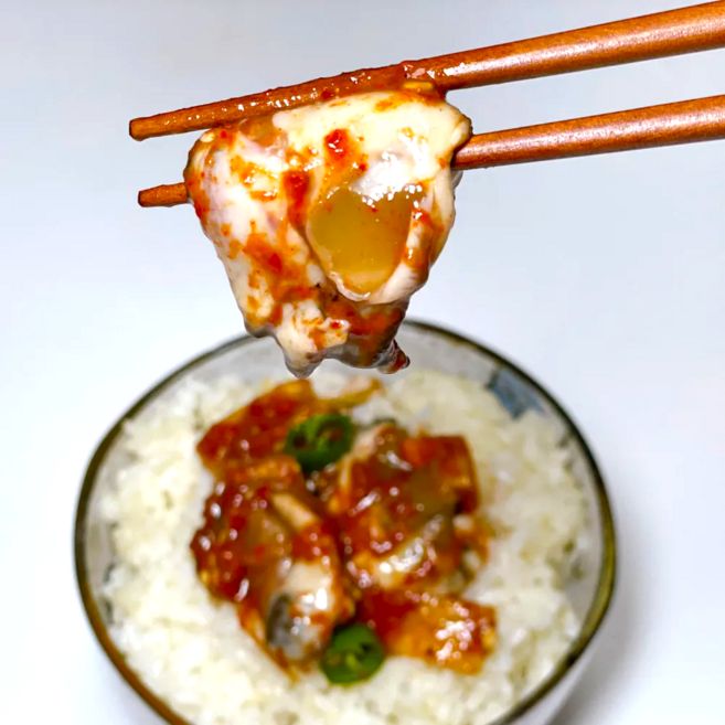 [바다의꿀맛] 재구매추천 통영 생굴무침 굴무침, 2개, 330g