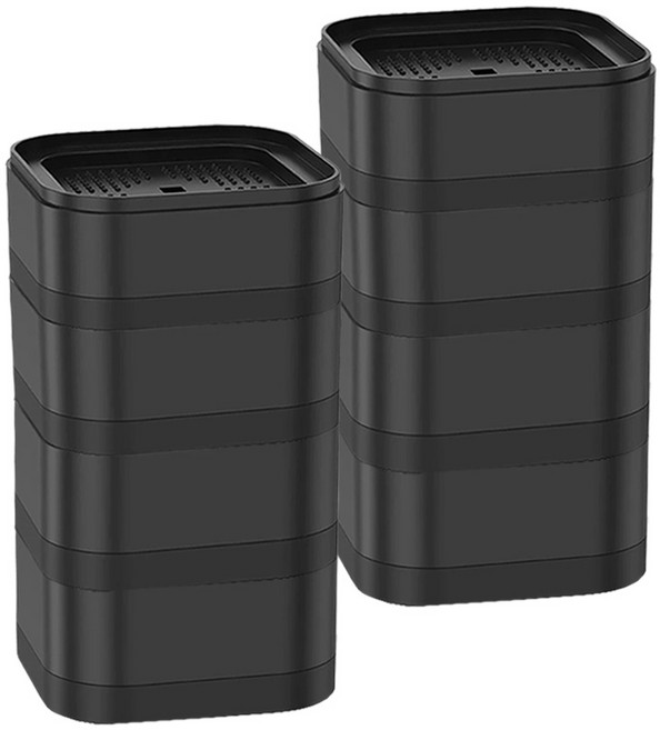 아이베란다 칸칸 높이 조절발 가구다리 밀림방지 쇼파 침대발, 8개, 블랙