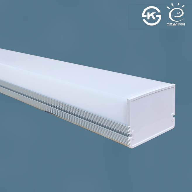 2위 - 국산 고효율 LED 엣지다용도등 1200mm 40W 주광색 주차장등 일자등, 100개, 주광색(하얀색 650