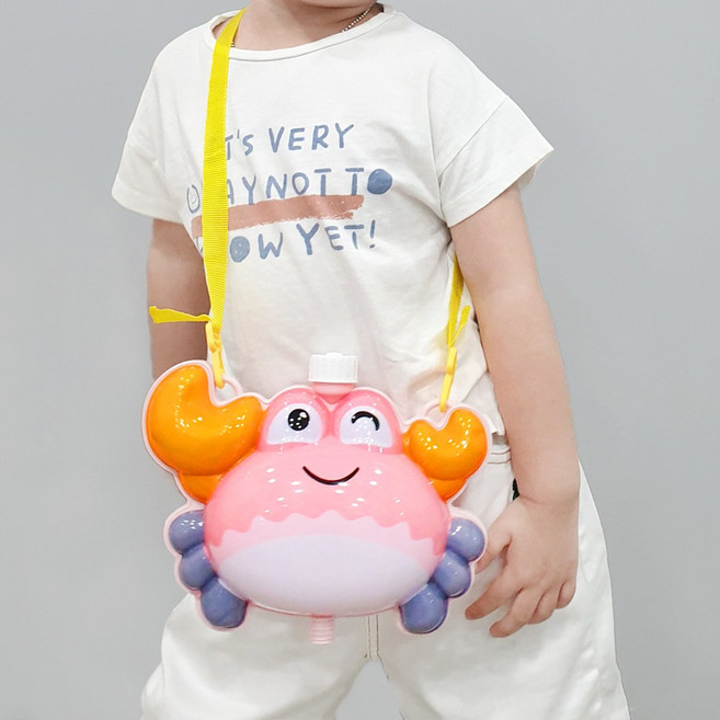 백팩 배낭 물총, 크랩 핑크, 1개