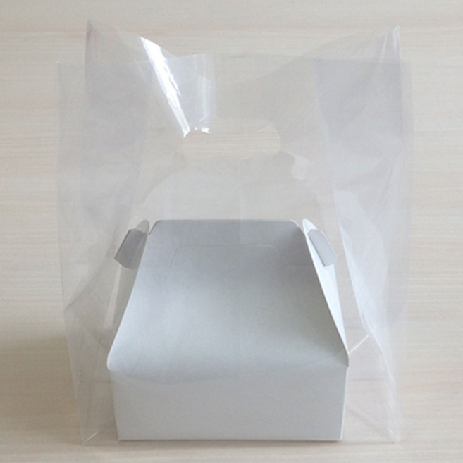 링봉투 PE 투명 비닐 쇼핑백 포장용품 23x6x35cm 100매, 1개