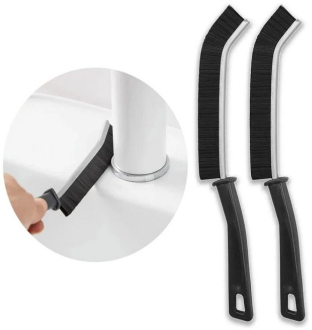 박대표마켓 [1+1] 초슬림 틈새 청소브러시 구석진 모서리 줄눈 욕실 주방 침실 먼지 제거 청소솔, 3개