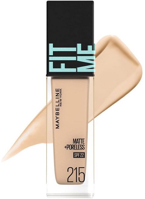 MAYBELLINE FIT ME 메이블린 핏미 파운데이션 보틀타입, 1개, 215 자연스러운 밝기 (중간색)