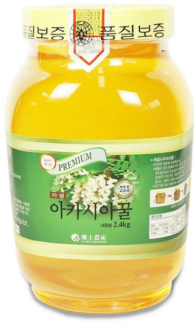 향토농산 프리미엄 순수 아카시아 벌꿀, 2.4kg, 1개