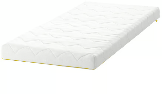 이케아 UNDERLIG 운델리그 어린이 침대용 폼 매트리스 화이트 70x160 405.937.59