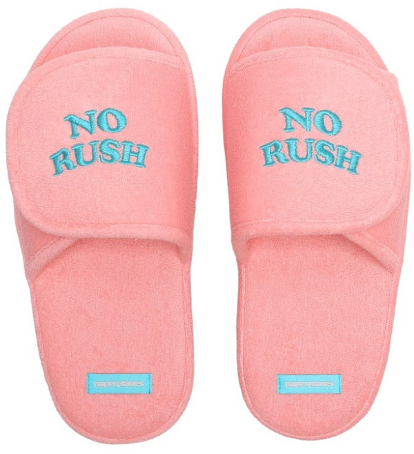 페이퍼플레인 푹신한 쿠션 면 실내 룸슬리퍼 사무실 거실화 층간소음방지 논슬립 PP1617, 핑크, 1개