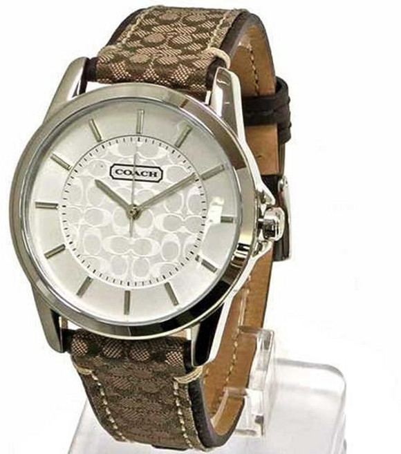 Coach 코치 손목시계 여성 14601506 뉴 클래식 SIGNATURE 시그니처 브라운 비즈니스 고급 데일리