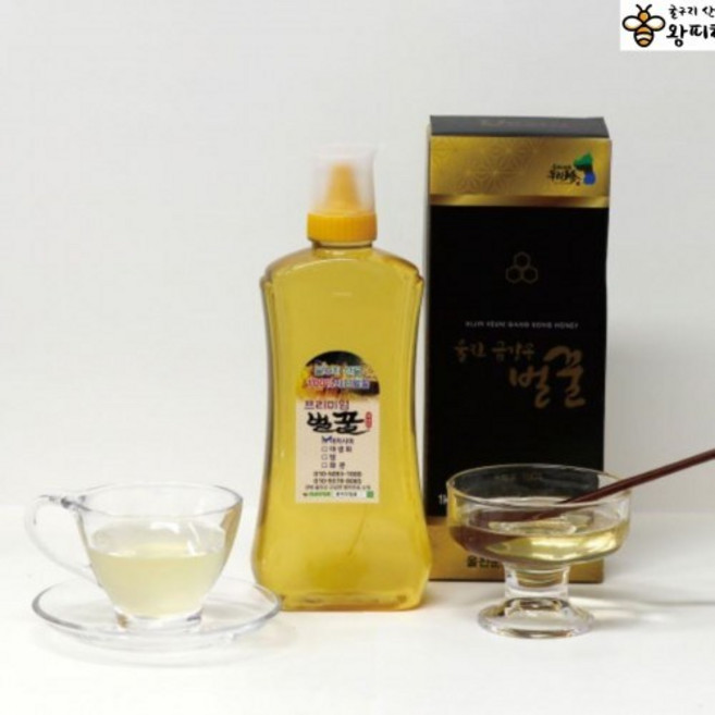 [이정푸드] 친환경 울진 금강송 왕피천 아카시아튜브꿀, 1kg, 1개