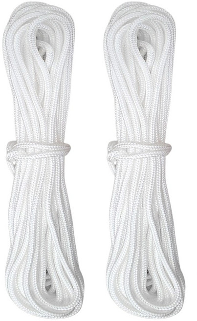 본라이프 천정 건조대줄 교체용끈 다용도줄 빨래건조대줄 베란다 빨래줄 밧줄 노끈 건조줄 캠핑 다용도로프, 화이트, 5m, 2개