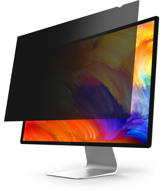 에스뷰 모니터 보안필름 블루라이트차단 사생활 정보보호 화면 시력보호기 프라이버시필름 AG 22W 16:9 475 x 297.5 mm, 필름, 1개