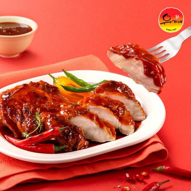 꾸운 닭다리살 매콤칠리맛 130g 10팩, 10개