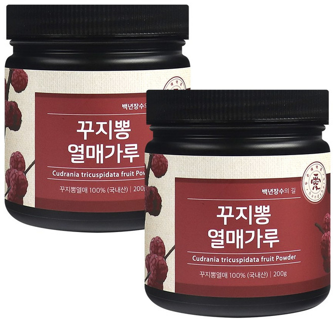 두손애약초 국산 꾸지뽕 구지뽕 구찌뽕 꾸찌뽕 나무 열매 가루 분말 200g, 2개