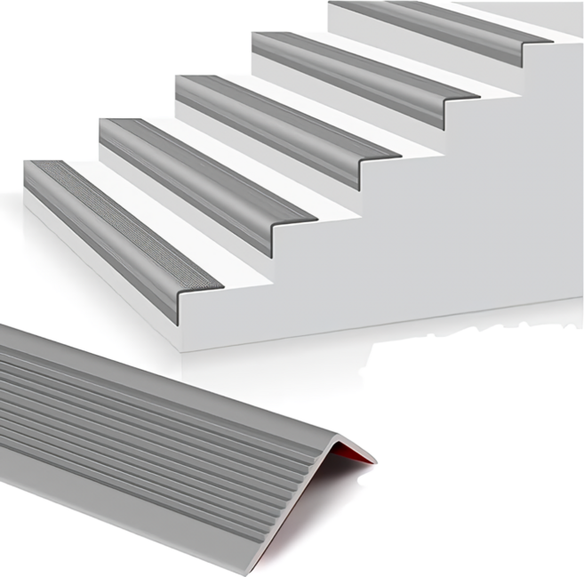 오스피셔스 계단 논슬립 패드 모서리 마감재, 그레이, 1개