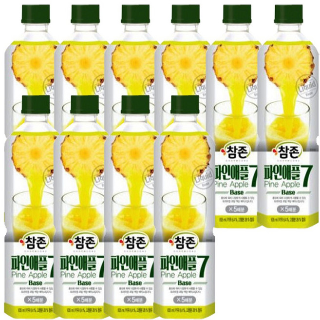 참존식품 파인애플7베이스 835ml, 10개