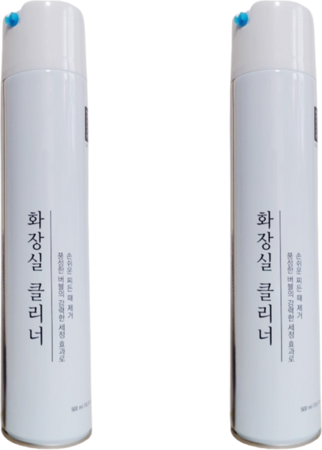 청소신 화장실 클리너 욕실 변기 욕조 타일 찌든때 물때 세제 세정제 샘플 증정 [구성확인], 2개, 500ml
