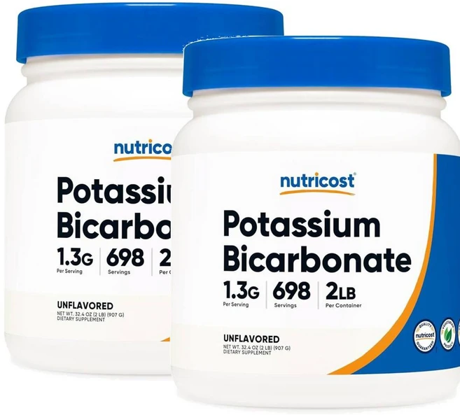 뉴트리코스트 포타슘 칼륨 바이카보네이트 파우더 Nutricost Potassium Bicarbonate, 2개, 907g - 쿠팡