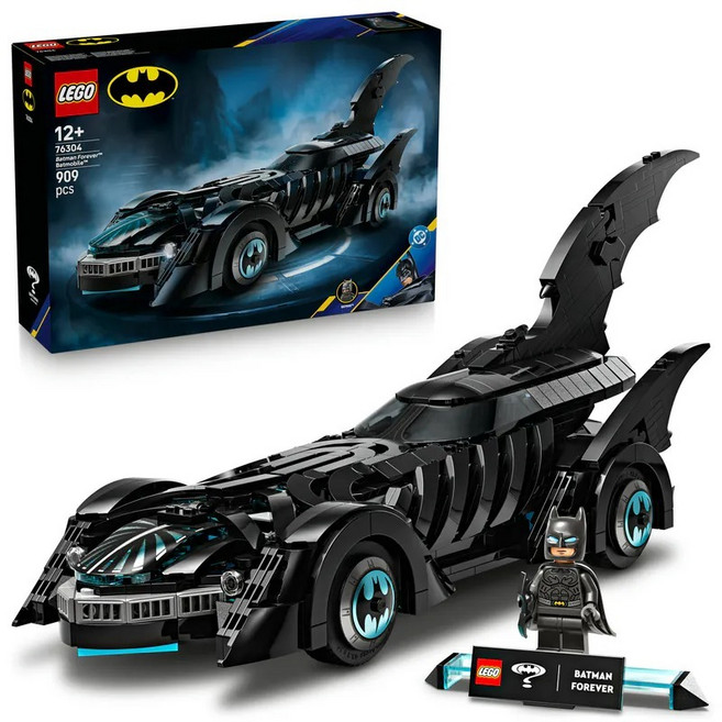 LEGO 樂高 76304 蝙蝠俠 3 經典蝙蝠車, 1個