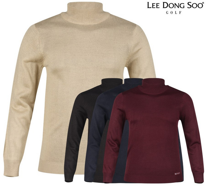 이동수골프 남성 클래식 하프넥 긴팔 골프니트 LD5S402