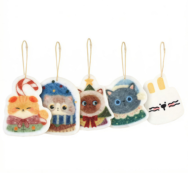 아이실린 다목적 해면 천연펄프 셀룰로오스 수세미 5종 세트, 5개