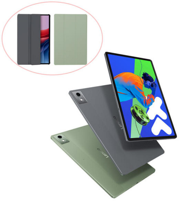 레노버 Xiaoxin Pad pro12.7 태블릿 PC 2025버전 +정품보호케이스필름포함, 그린, 8.128GB, Wi-Fi, 그린 단품+그레이정품보호케이스필름포함