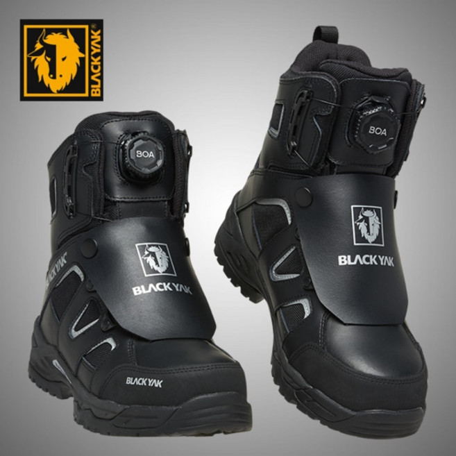 국내백화점 블랙야크 안전화 다이얼 YAK-800D 8인치 중공업 발편한 워킹화 (bk파우치증정)